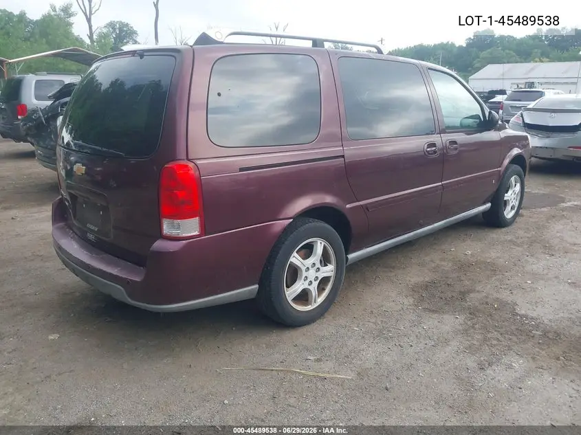 2006 Chevrolet Uplander Lt W/2Lt/Lt W/3Lt VIN: 1GNDV33106D152105 Lot: 45489538
