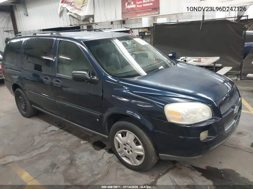 2006 Chevrolet Uplander Ls Fleet VIN: 1GNDV23L96D247126 Lot: 45619971