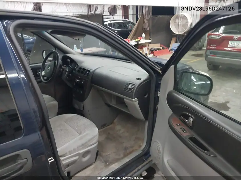 2006 Chevrolet Uplander Ls Fleet VIN: 1GNDV23L96D247126 Lot: 45619971