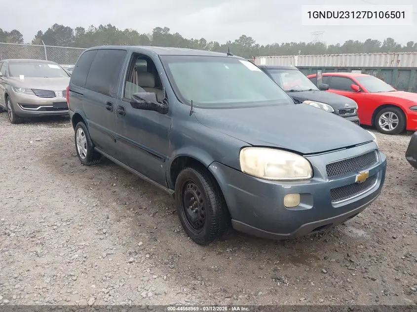 2007 Chevrolet Uplander Ls VIN: 1GNDU23127D106501 Lot: 44568969