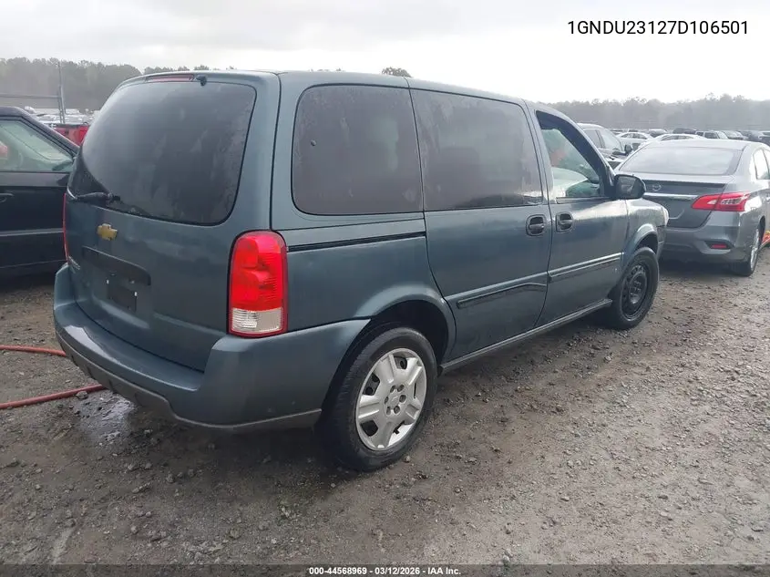 2007 Chevrolet Uplander Ls VIN: 1GNDU23127D106501 Lot: 44568969