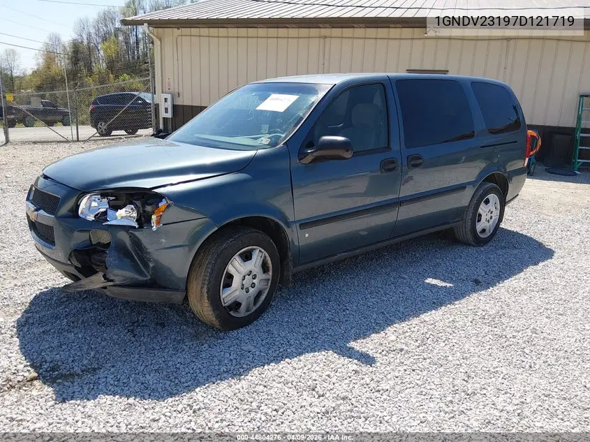2007 Chevrolet Uplander Ls VIN: 1GNDV23197D121719 Lot: 44804276