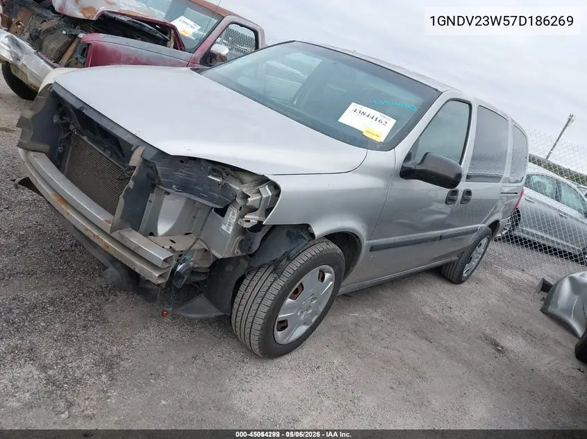 2007 Chevrolet Uplander Ls VIN: 1GNDV23W57D186269 Lot: 45064299