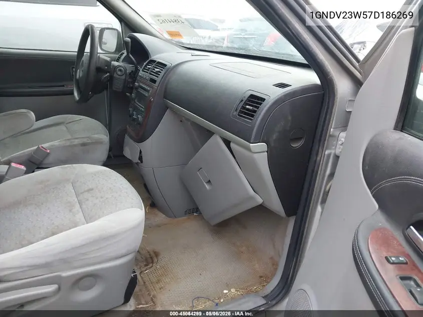 2007 Chevrolet Uplander Ls VIN: 1GNDV23W57D186269 Lot: 45064299