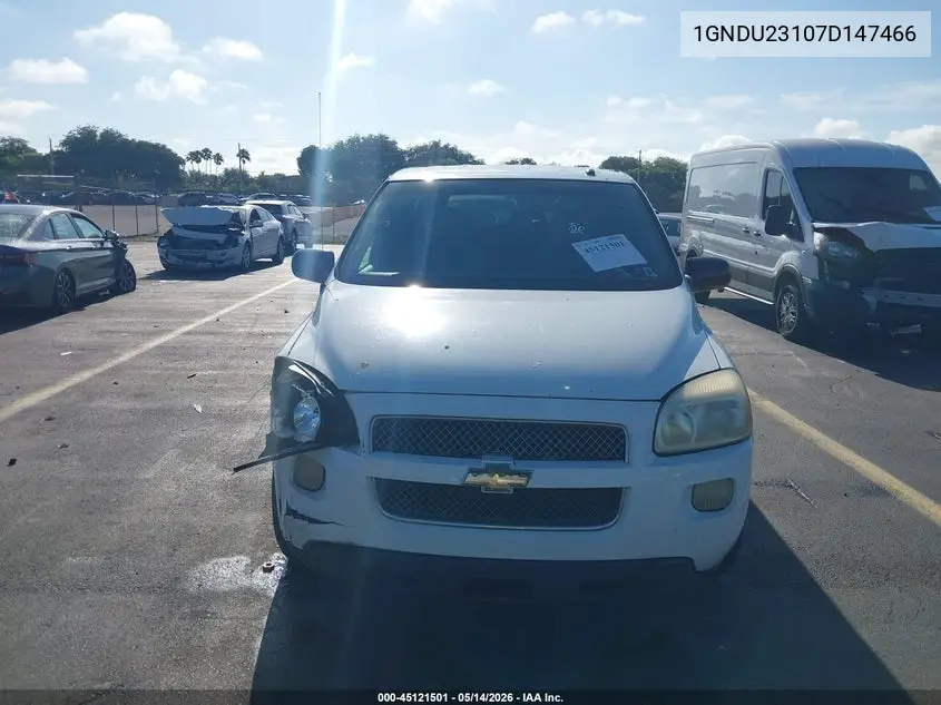 2007 Chevrolet Uplander Ls VIN: 1GNDU23107D147466 Lot: 45121501