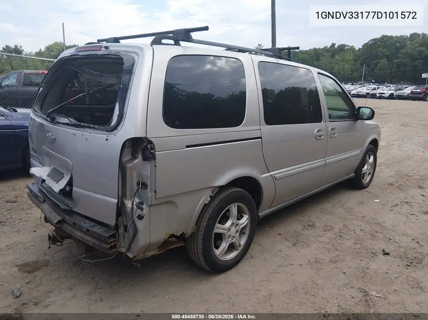 2007 Chevrolet Uplander Lt W/1Lt VIN: 1GNDV33177D101572 Lot: 45458730