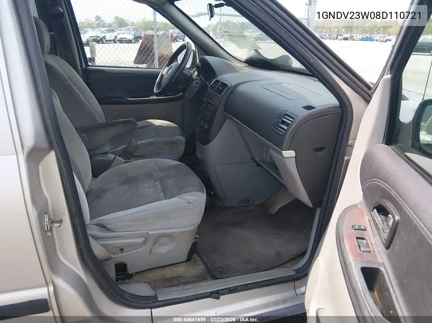 2008 Chevrolet Uplander Ls VIN: 1GNDV23W08D110721 Lot: 44641499