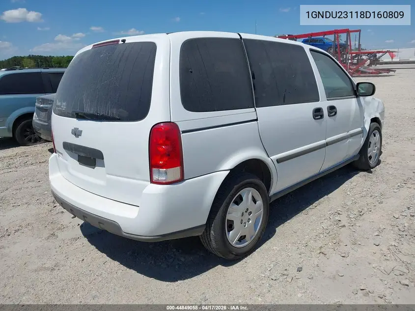 2008 Chevrolet Uplander Ls VIN: 1GNDU23118D160809 Lot: 44849058