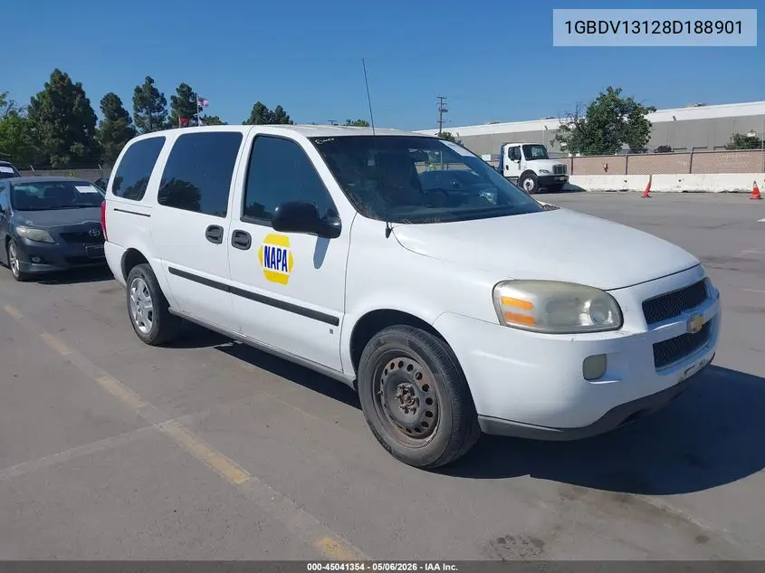 2008 Chevrolet Uplander Cargo VIN: 1GBDV13128D188901 Lot: 45041354
