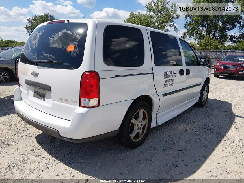 2008 Chevrolet Uplander Ls VIN: 1GBDV13W98D142073 Lot: 45243804