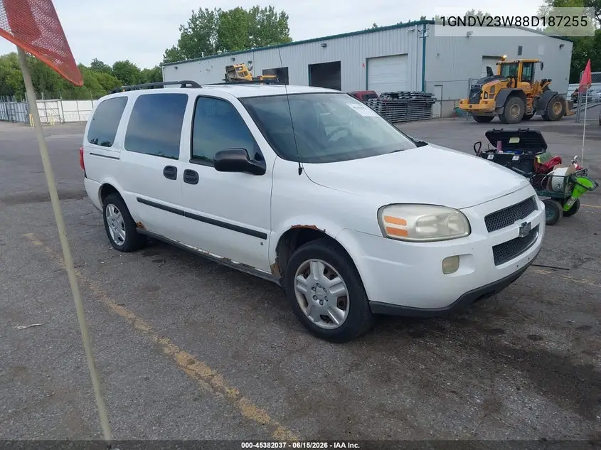 2008 Chevrolet Uplander Ls VIN: 1GNDV23W88D187255 Lot: 45382037