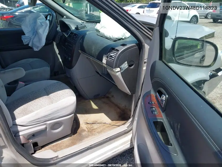 2008 Chevrolet Uplander Ls VIN: 1GNDV23W48D118823 Lot: 45400421
