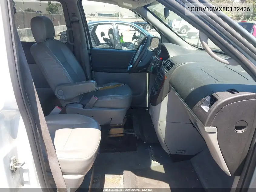 2008 Chevrolet Uplander Ls Fleet VIN: 1GBDV13WX8D132426 Lot: 45408408
