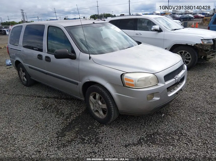 2008 Chevrolet Uplander Ls VIN: 1GNDV23138D140428 Lot: 45495983