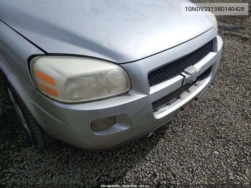 2008 Chevrolet Uplander Ls VIN: 1GNDV23138D140428 Lot: 45495983