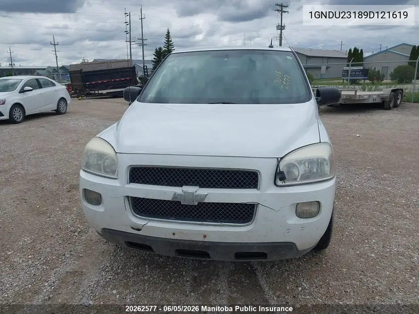 2009 Chevrolet Uplander Ls VIN: 1GNDU23189D121619 Lot: 20262577