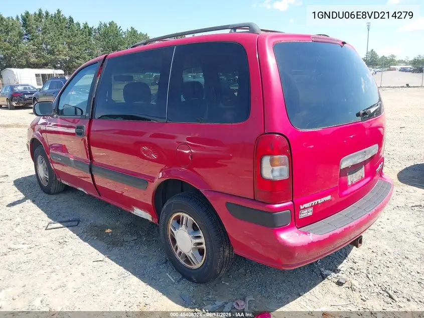 1997 Chevrolet Venture VIN: 1GNDU06E8VD214279 Lot: 45406328