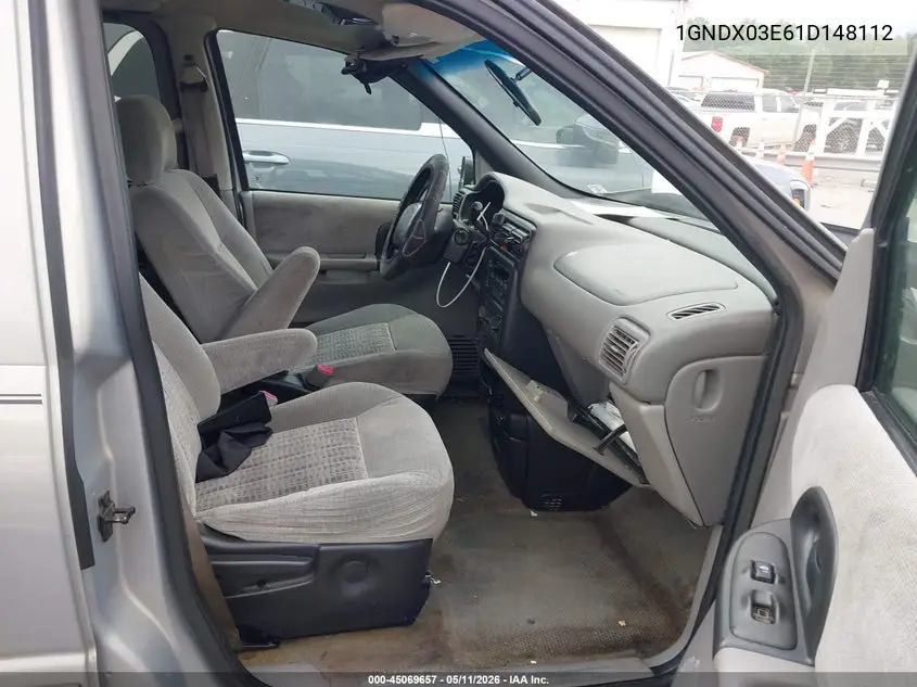 2001 Chevrolet Venture Plus VIN: 1GNDX03E61D148112 Lot: 45069657