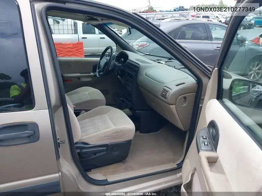 2001 Chevrolet Venture Plus VIN: 1GNDX03E21D277349 Lot: 45625494
