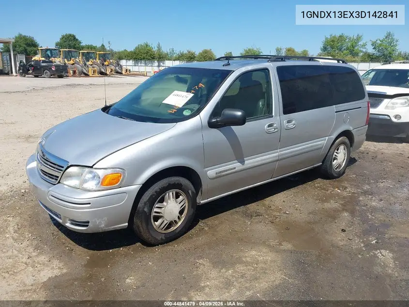 2003 Chevrolet Venture Warner Bros. Edition VIN: 1GNDX13EX3D142841 Lot: 44841479