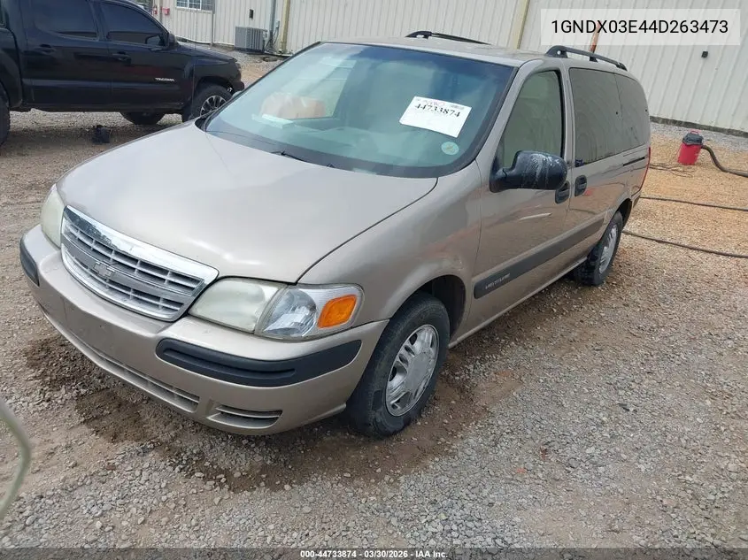 2004 Chevrolet Venture Ls VIN: 1GNDX03E44D263473 Lot: 44733874