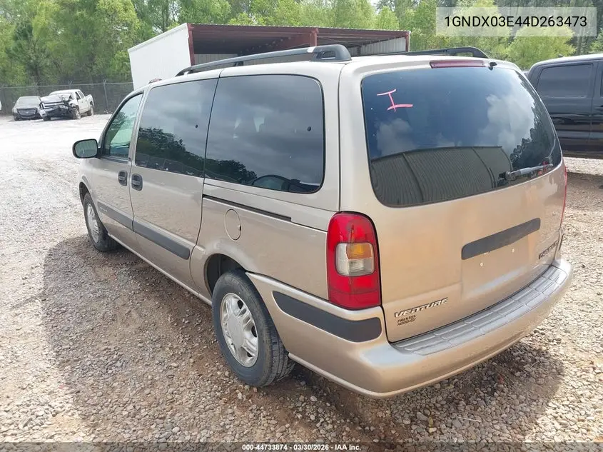 2004 Chevrolet Venture Ls VIN: 1GNDX03E44D263473 Lot: 44733874