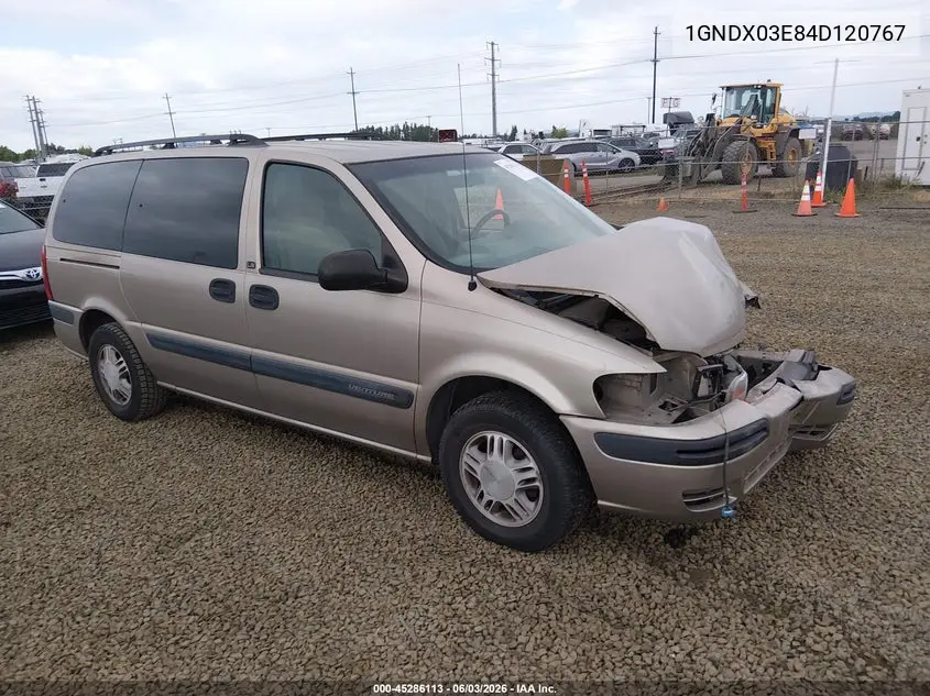 2004 Chevrolet Venture Ls VIN: 1GNDX03E84D120767 Lot: 45286113