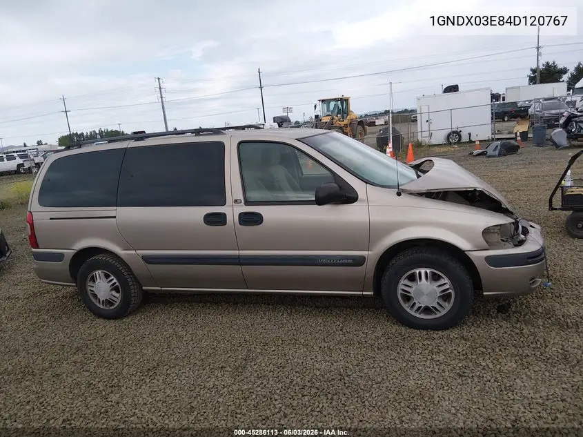 2004 Chevrolet Venture Ls VIN: 1GNDX03E84D120767 Lot: 45286113