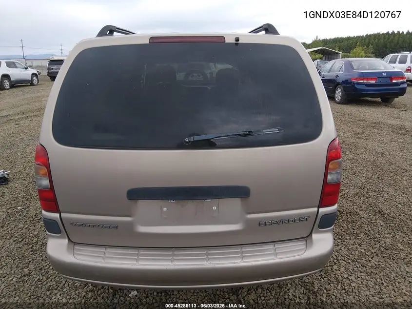 2004 Chevrolet Venture Ls VIN: 1GNDX03E84D120767 Lot: 45286113