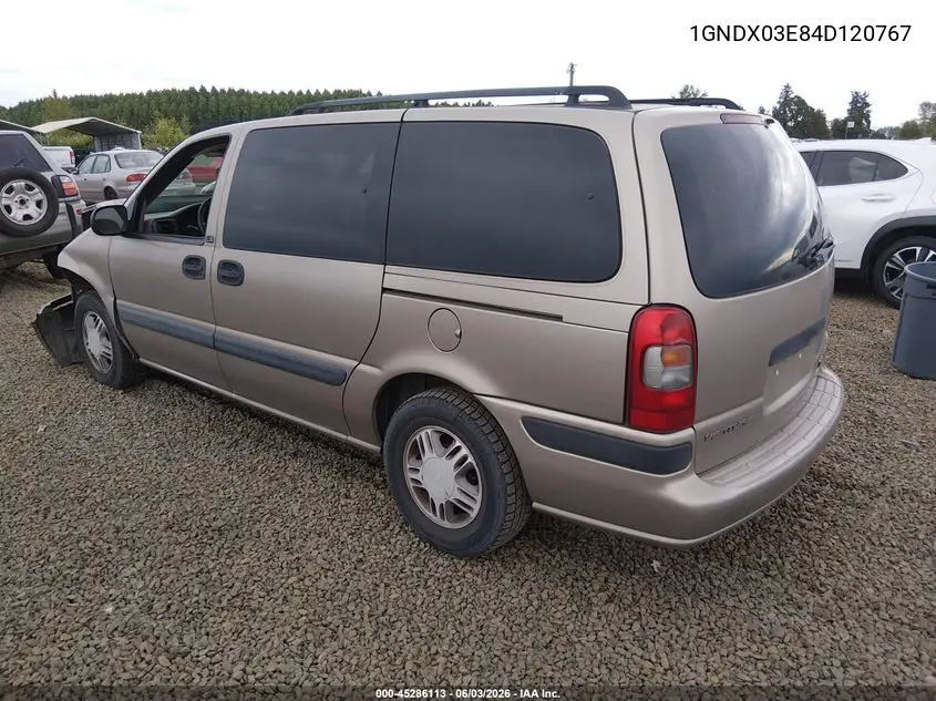 2004 Chevrolet Venture Ls VIN: 1GNDX03E84D120767 Lot: 45286113