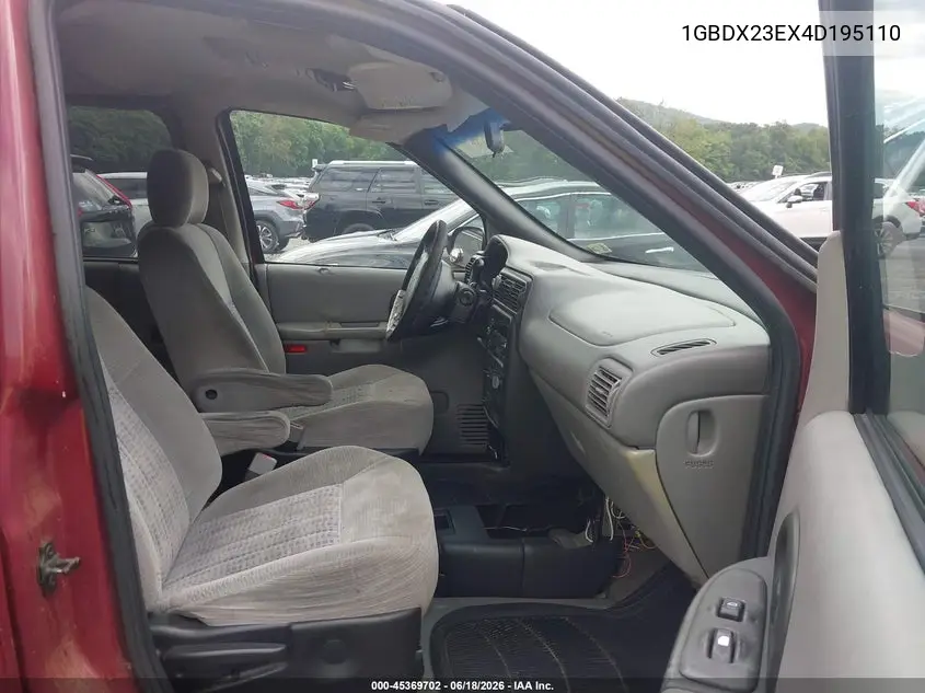 2004 Chevrolet Venture Ls W/Y3G Mobility VIN: 1GBDX23EX4D195110 Lot: 45369702