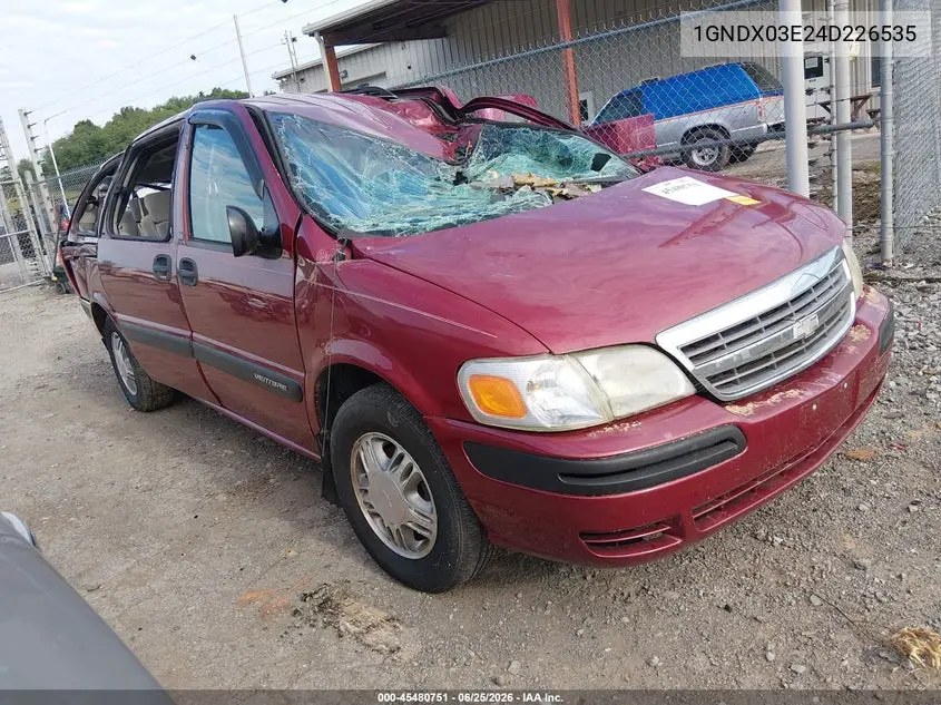 2004 Chevrolet Venture Ls VIN: 1GNDX03E24D226535 Lot: 45480751