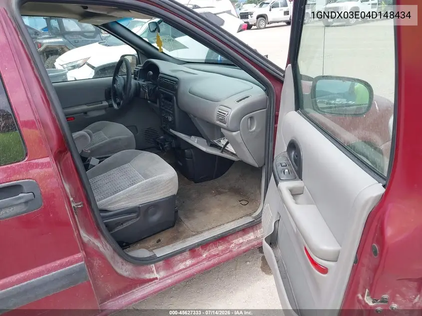 2004 Chevrolet Venture Ls VIN: 1GNDX03E04D148434 Lot: 45627333