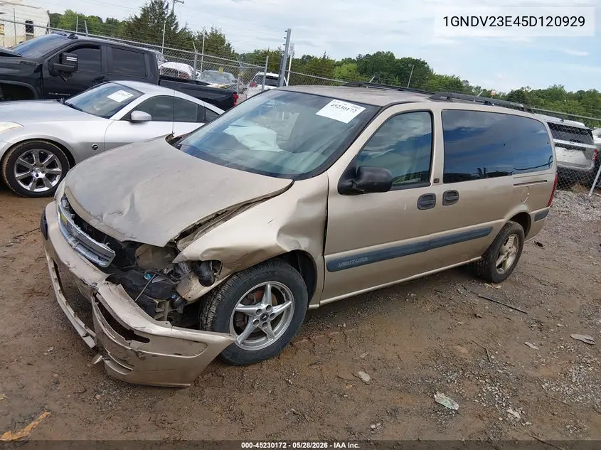 2005 Chevrolet Venture Ls VIN: 1GNDV23E45D120929 Lot: 45230172
