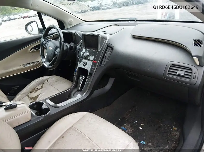 2011 Chevrolet Volt VIN: 1G1RD6E45BU102649 Lot: 45246147
