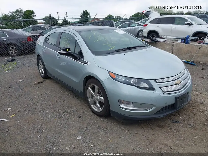 2011 Chevrolet Volt VIN: 1G1RD6E46BU101316 Lot: 45479779
