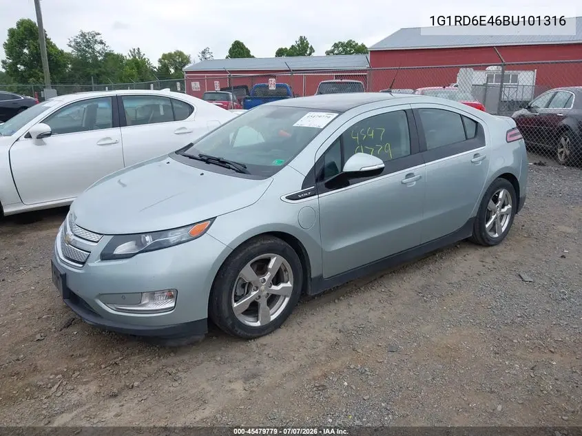 2011 Chevrolet Volt VIN: 1G1RD6E46BU101316 Lot: 45479779
