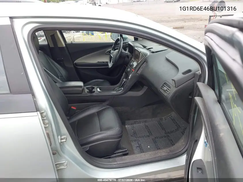 2011 Chevrolet Volt VIN: 1G1RD6E46BU101316 Lot: 45479779