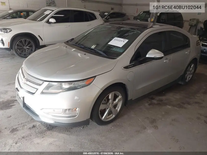 2011 Chevrolet Volt VIN: 1G1RC6E40BU102044 Lot: 45532576