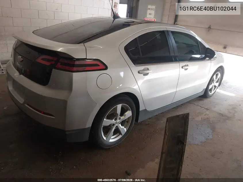 2011 Chevrolet Volt VIN: 1G1RC6E40BU102044 Lot: 45532576