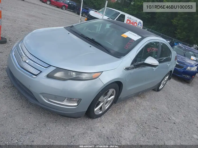 2011 Chevrolet Volt VIN: 1G1RD6E46BU100053 Lot: 45535477