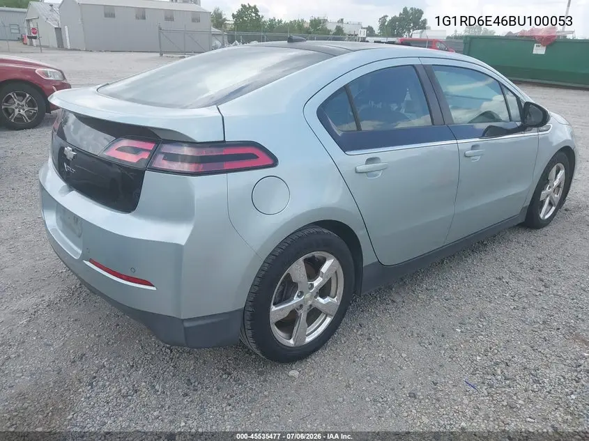 2011 Chevrolet Volt VIN: 1G1RD6E46BU100053 Lot: 45535477