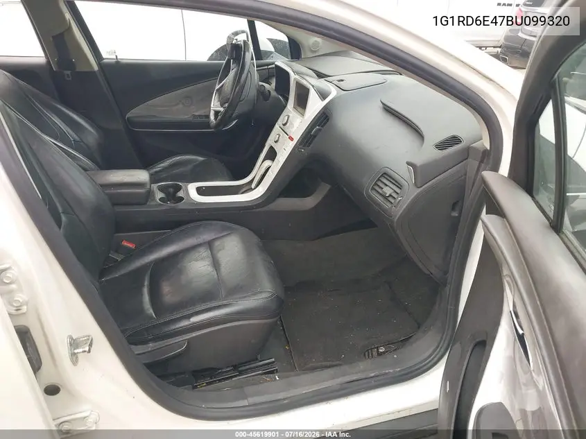 2011 Chevrolet Volt VIN: 1G1RD6E47BU099320 Lot: 45619901