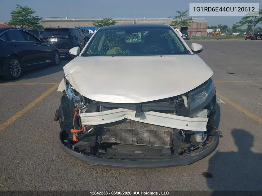 2012 Chevrolet Volt VIN: 1G1RD6E44CU120612 Lot: 12642238x