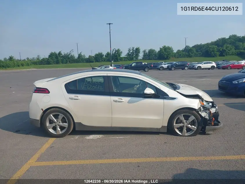 2012 Chevrolet Volt VIN: 1G1RD6E44CU120612 Lot: 12642238x
