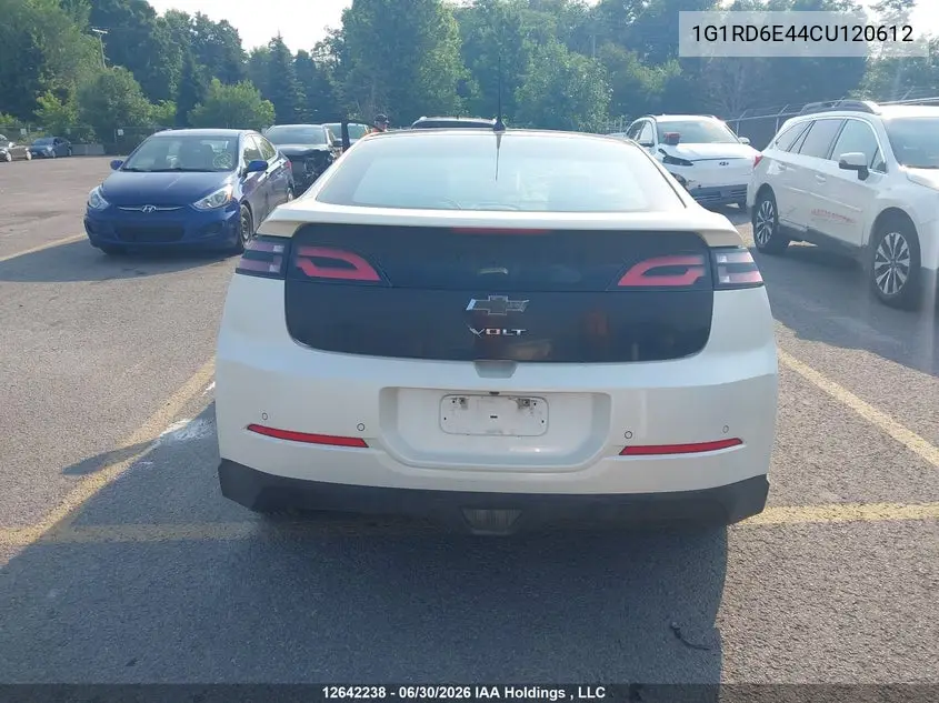 2012 Chevrolet Volt VIN: 1G1RD6E44CU120612 Lot: 12642238x
