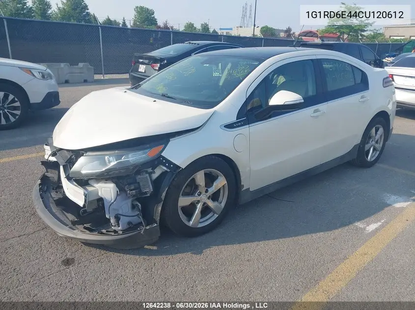 2012 Chevrolet Volt VIN: 1G1RD6E44CU120612 Lot: 12642238x