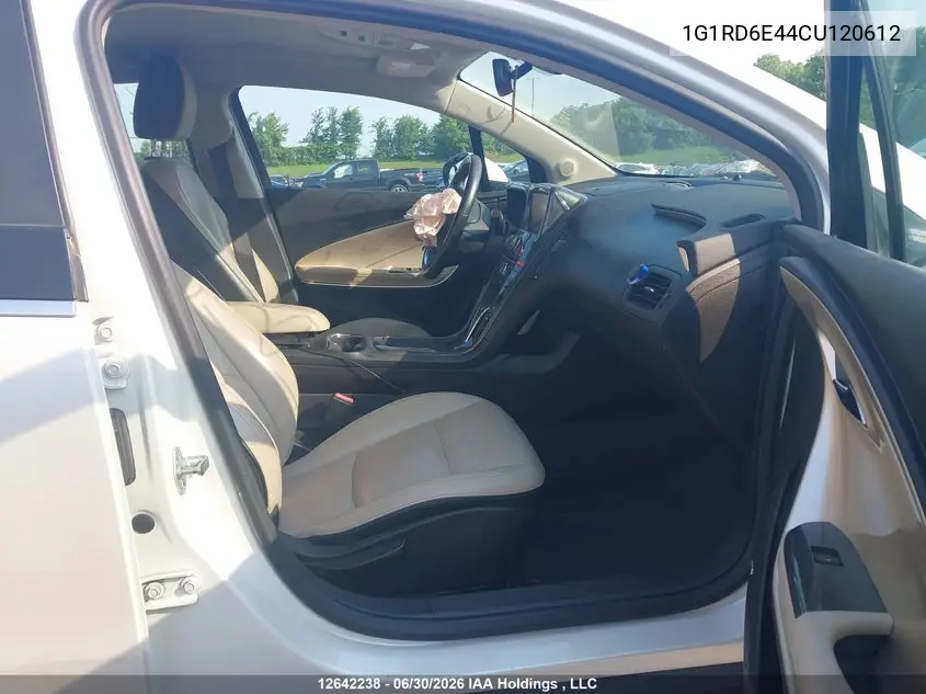 2012 Chevrolet Volt VIN: 1G1RD6E44CU120612 Lot: 12642238x