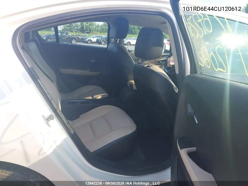 2012 Chevrolet Volt VIN: 1G1RD6E44CU120612 Lot: 12642238x