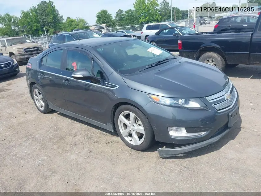 2012 Chevrolet Volt VIN: 1G1RD6E46CU116285 Lot: 45321907